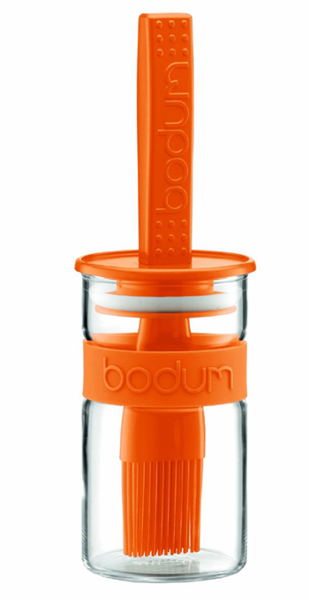 Bodum Marinadenglas mit Pinsel aus Silikonl Marinadenglas mit Pinsel von Bodum
