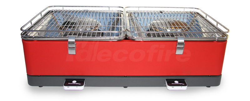 Holzkohle Tischgrill SANTORIN von Feuerdesign