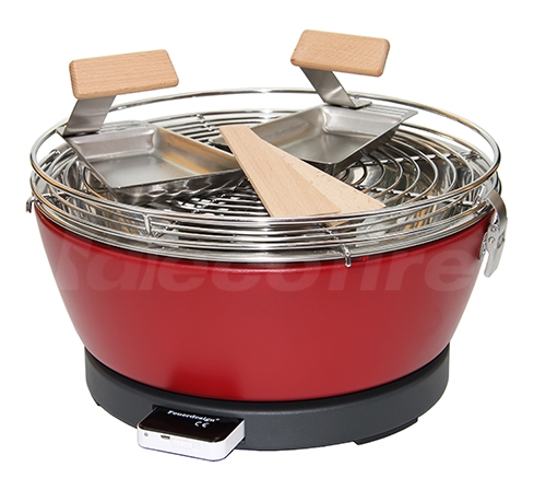 VESUVIO rauchfreier Tischgrill im Spar-Set 2 - anthrazit